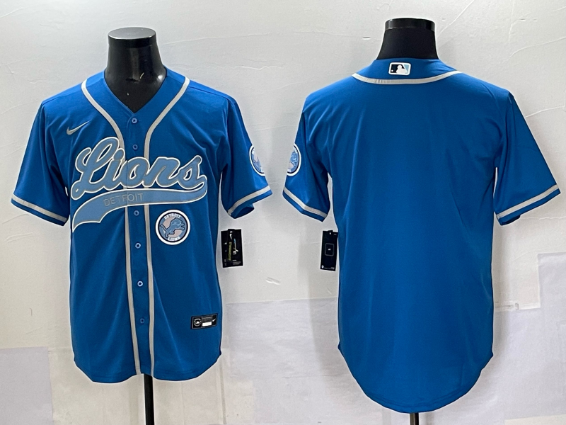 Men 2025 Detroit Lions blank blue 2025 Nike Limited NFL Jersey 007->detroit lions->NFL Jersey
